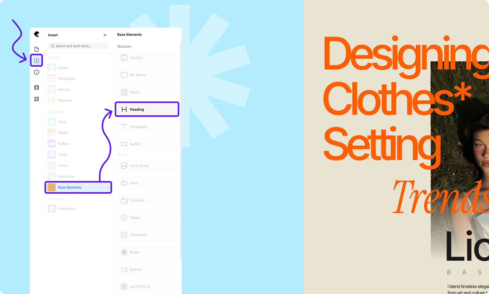 Add a Heading Element