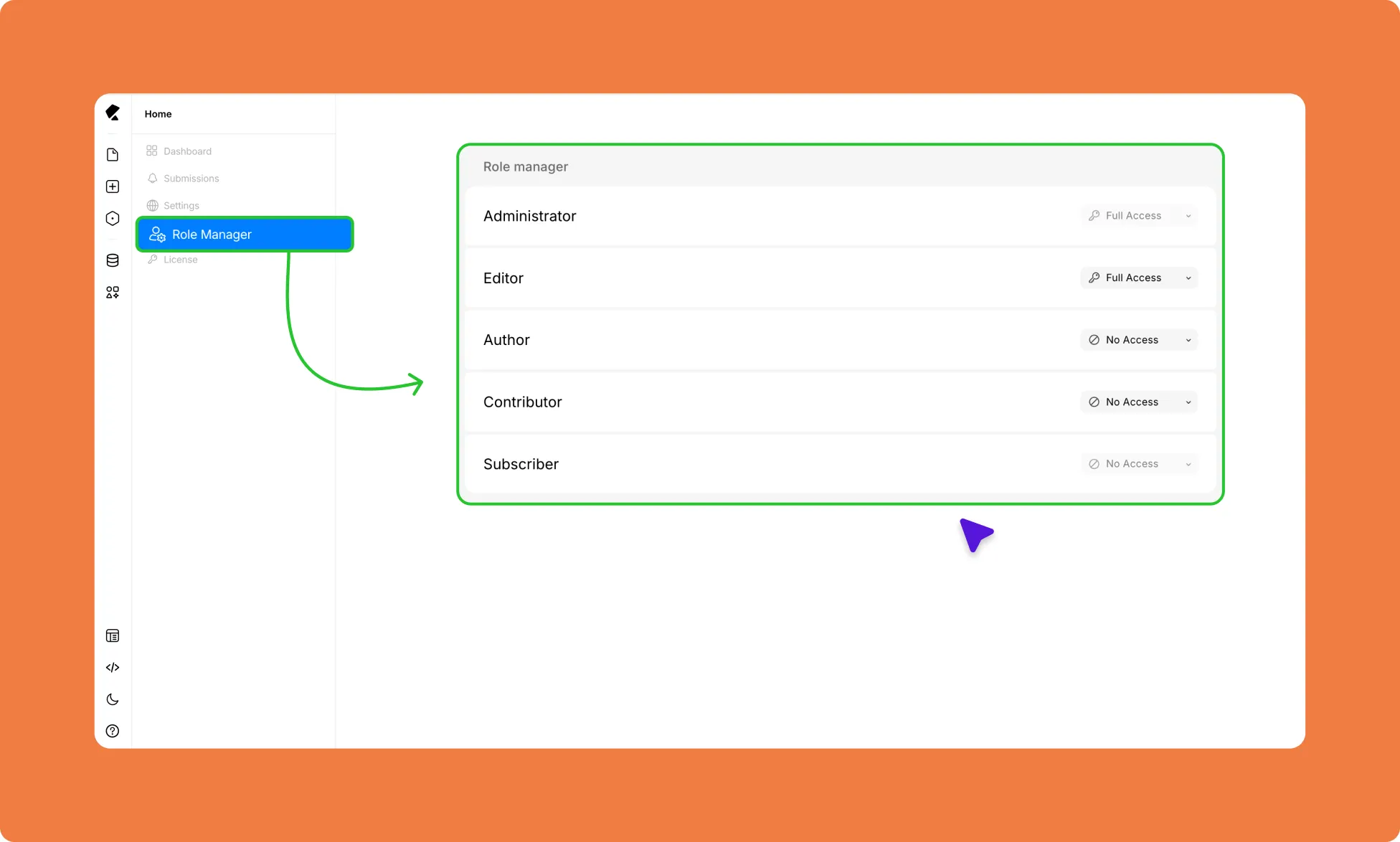 Kirki Built-in Role Manager