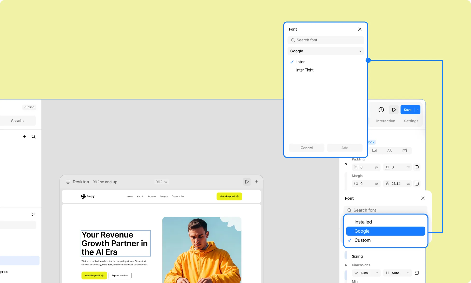 Install Google Fonts in Kirki