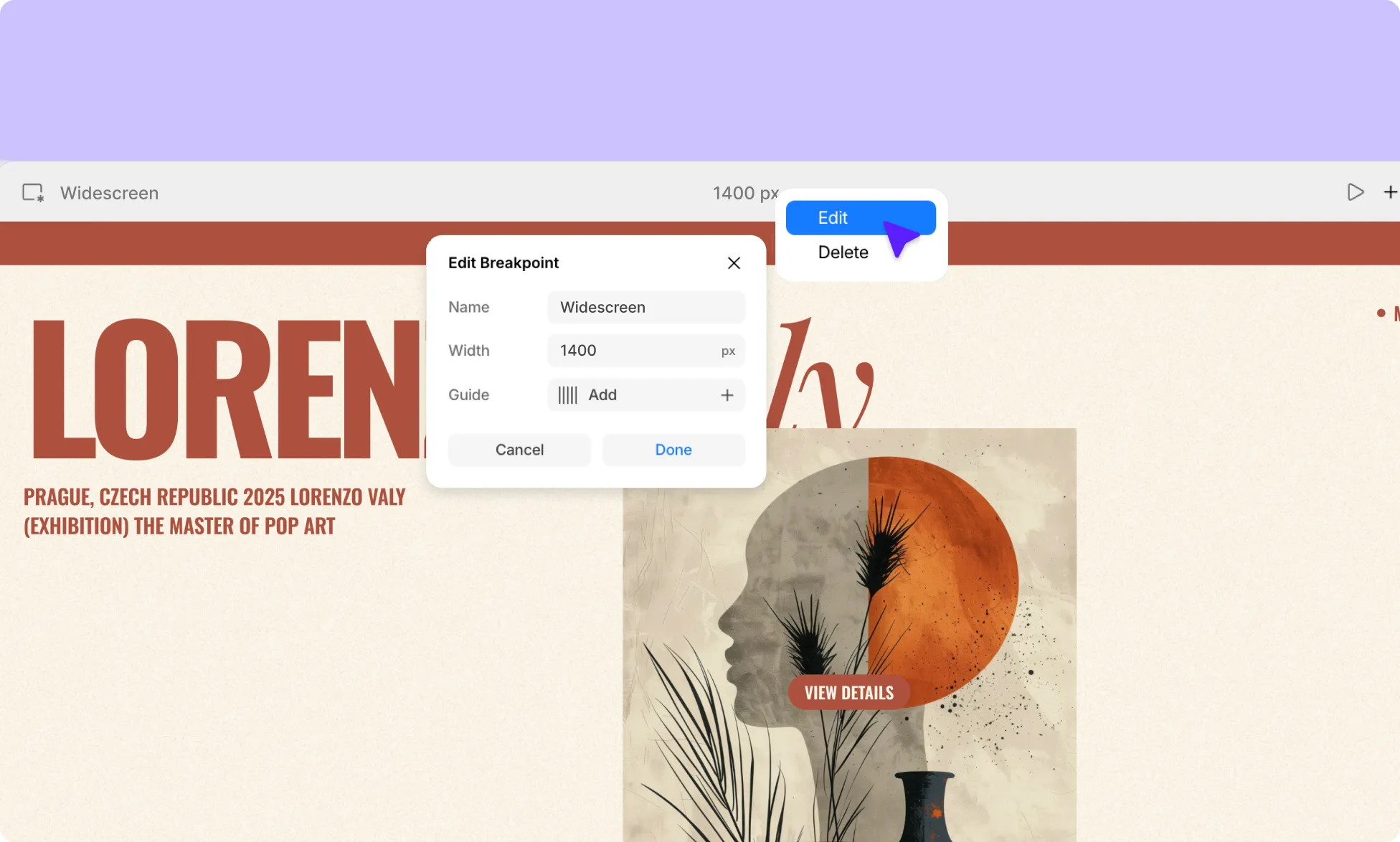 How to Edit Custom Breakpoints