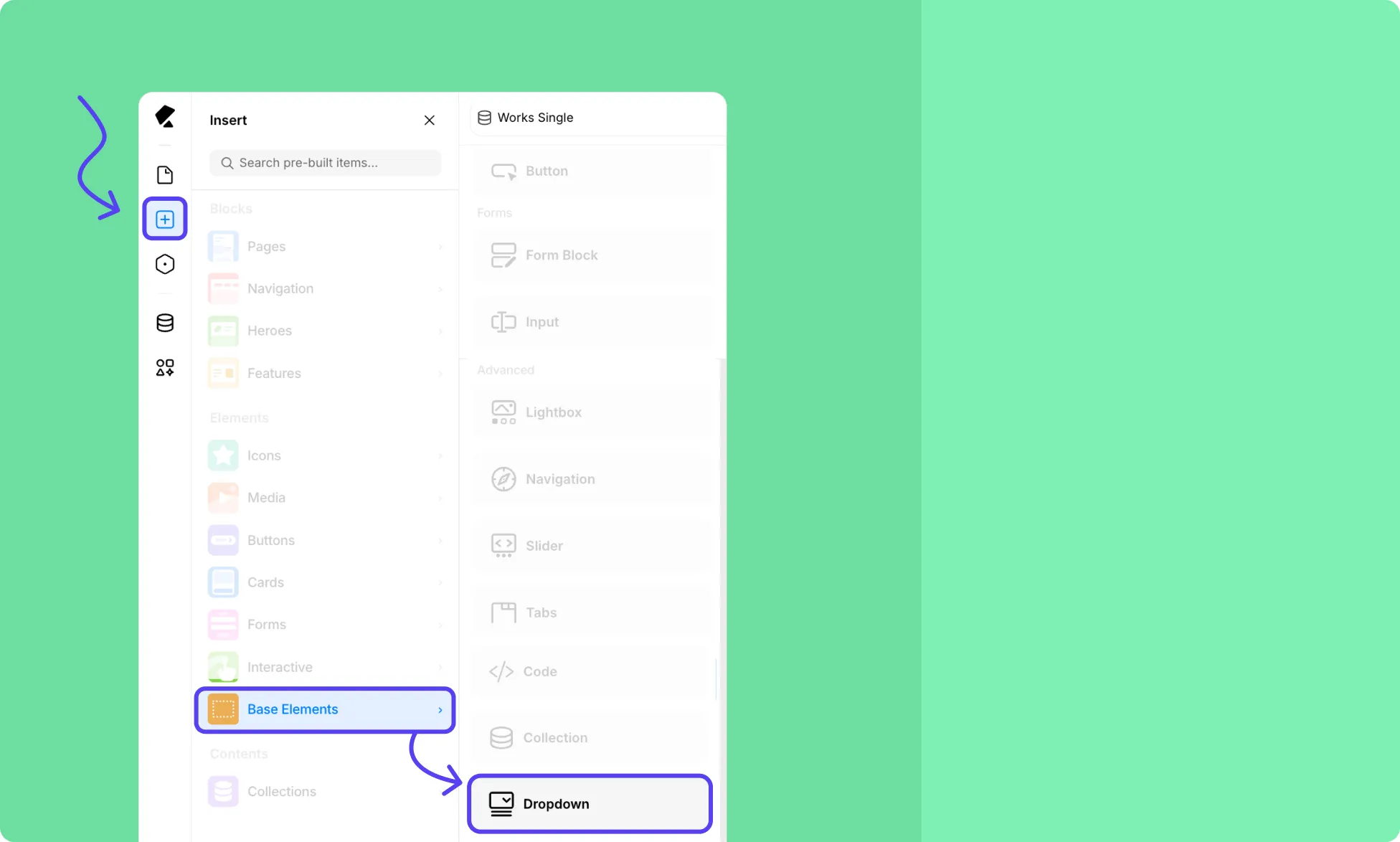 How to Add a Dropdown