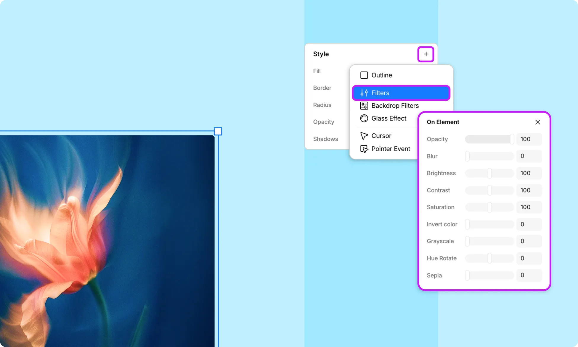 Apply Filters to an Image