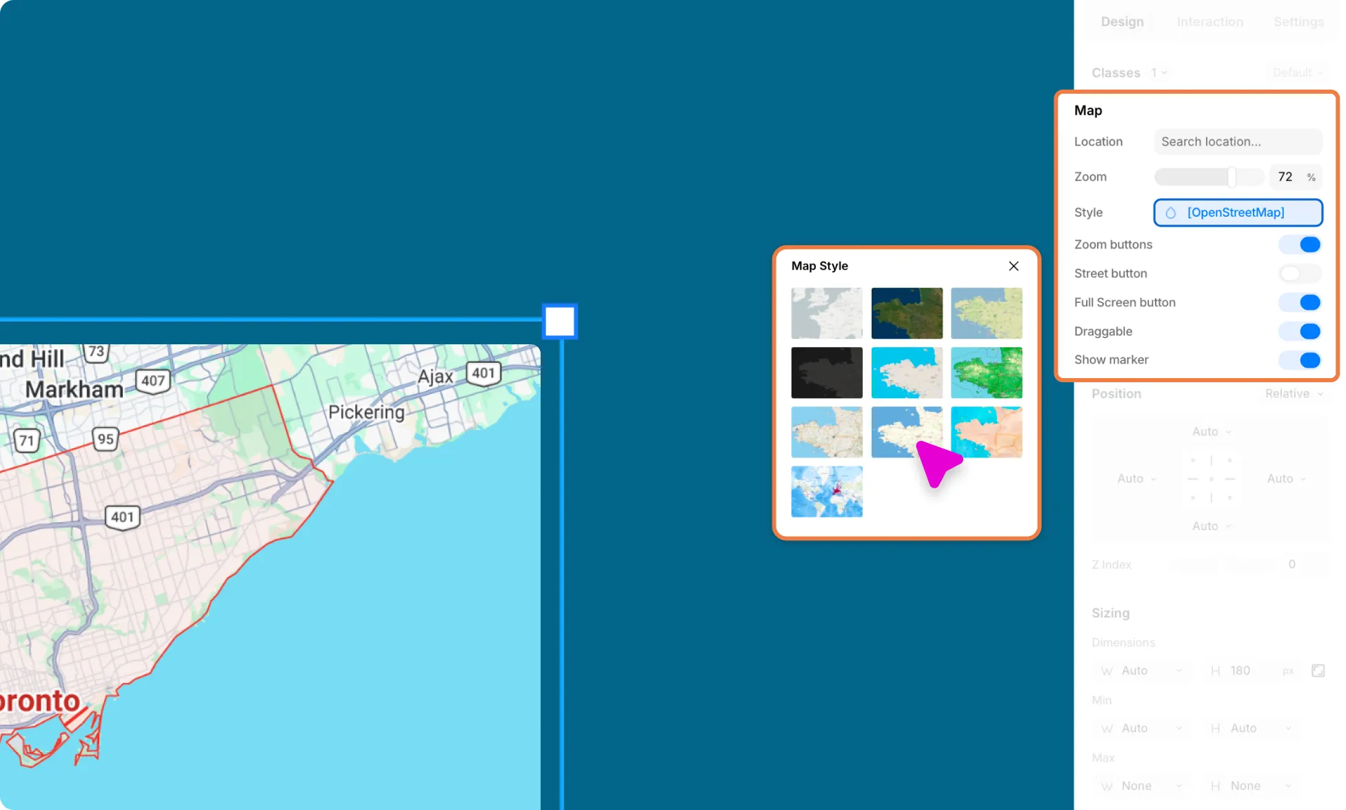 Configure OpenStreetMap