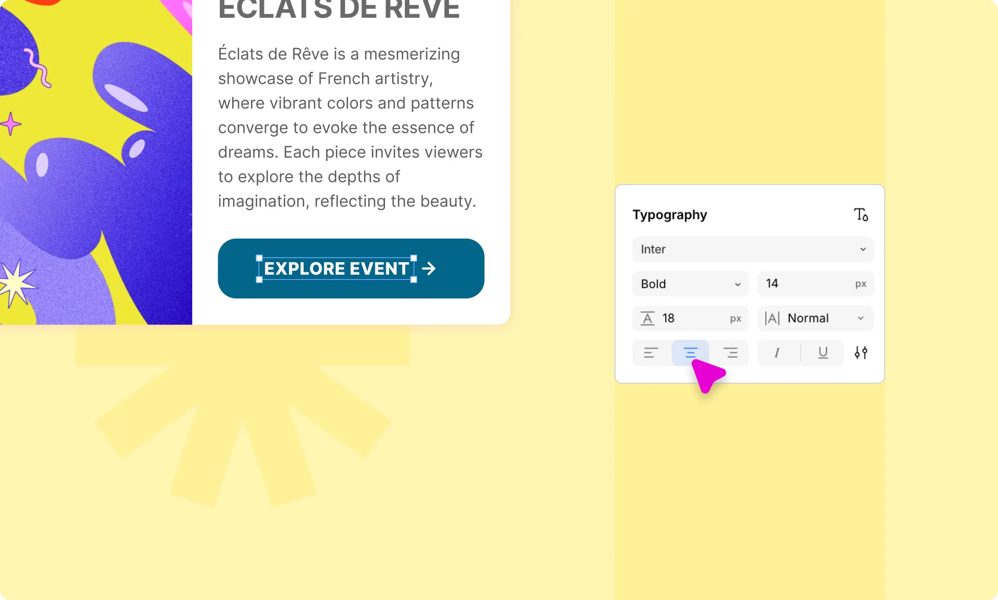 Customize Button Text Content & Style