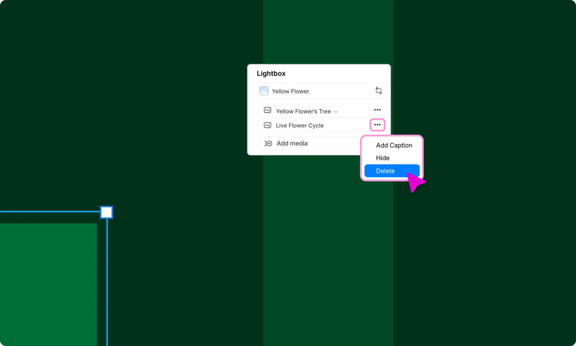 Delete Lightbox Items