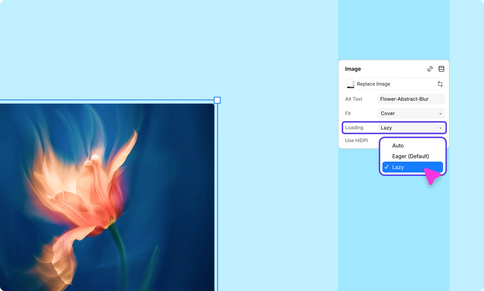 Set Image Loading Behavior