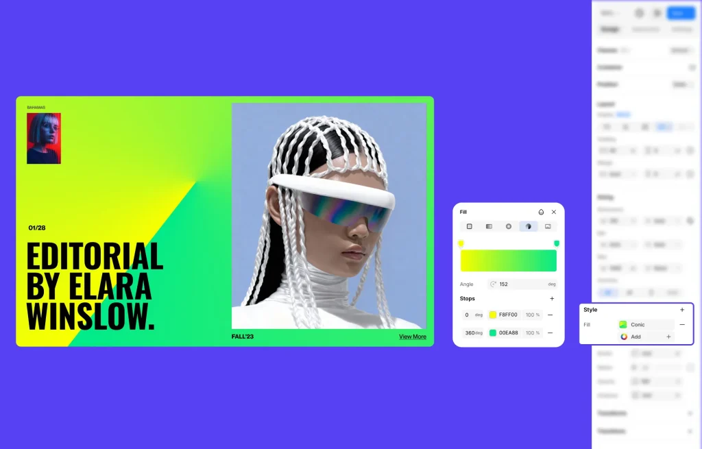 How to Add a Conic Gradient Background