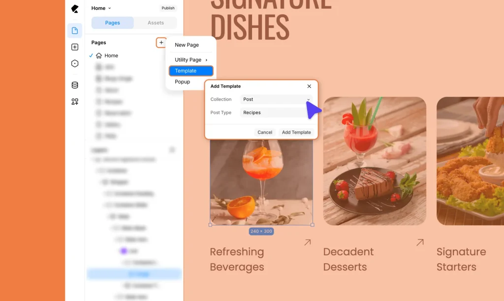 Step 5: Design Your Recipe Template Pages Dynamically