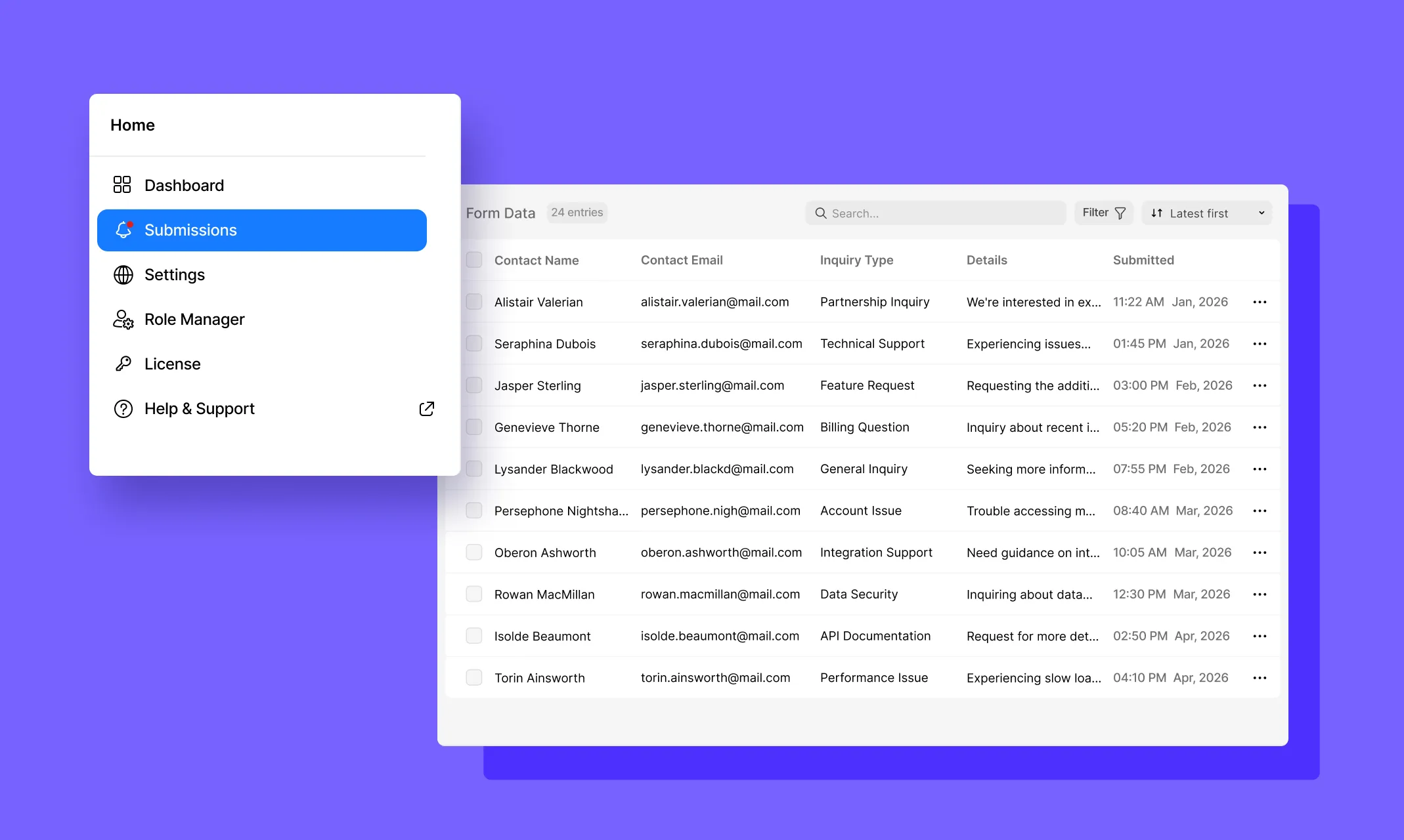 How to Manage Form Submissions