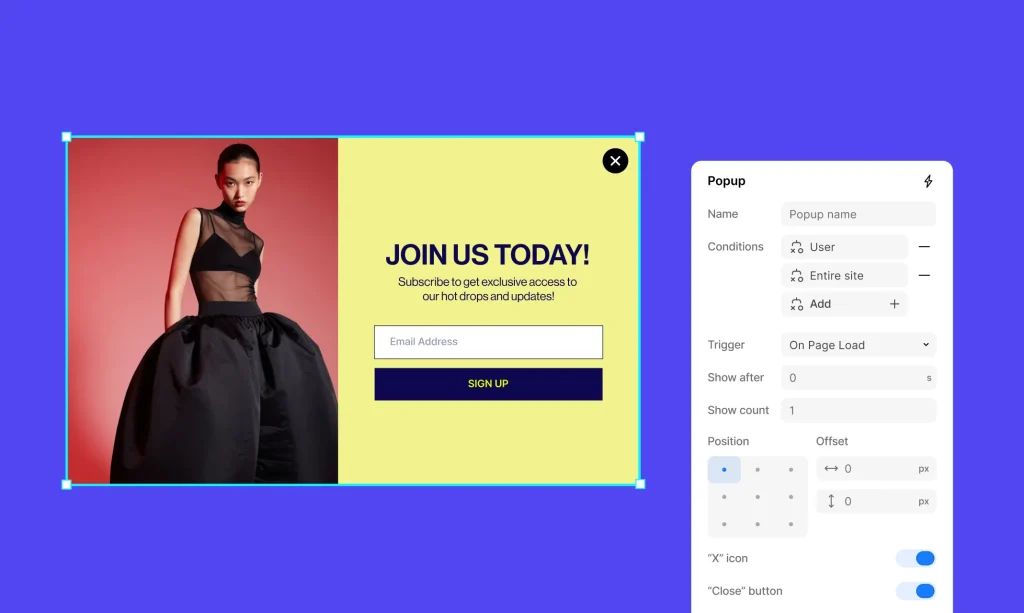Powerful Pop-up Builder