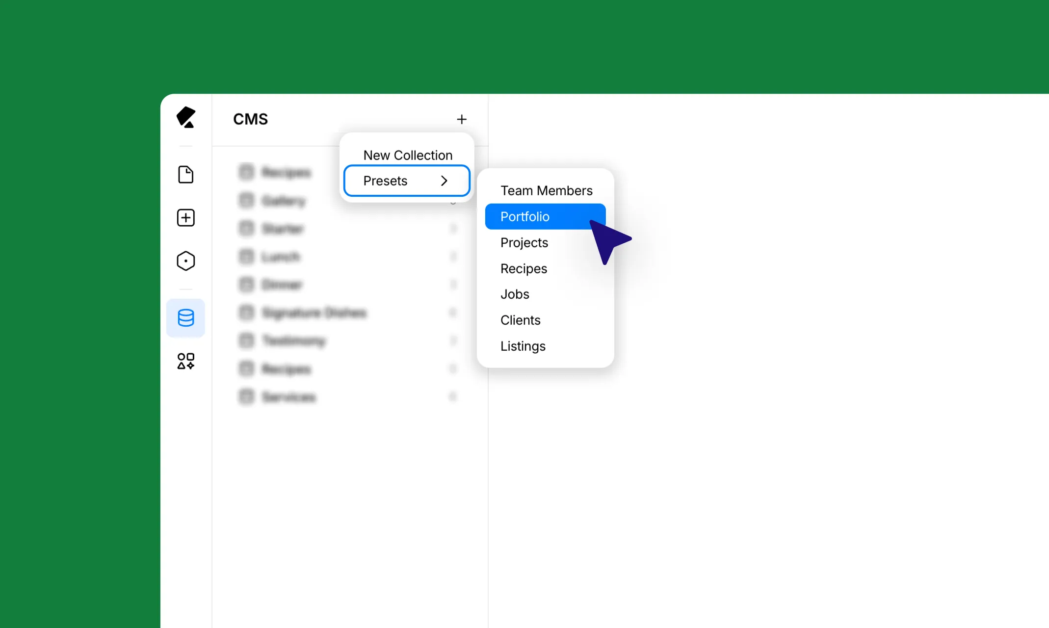 Step 2: Create a Portfolio Collection