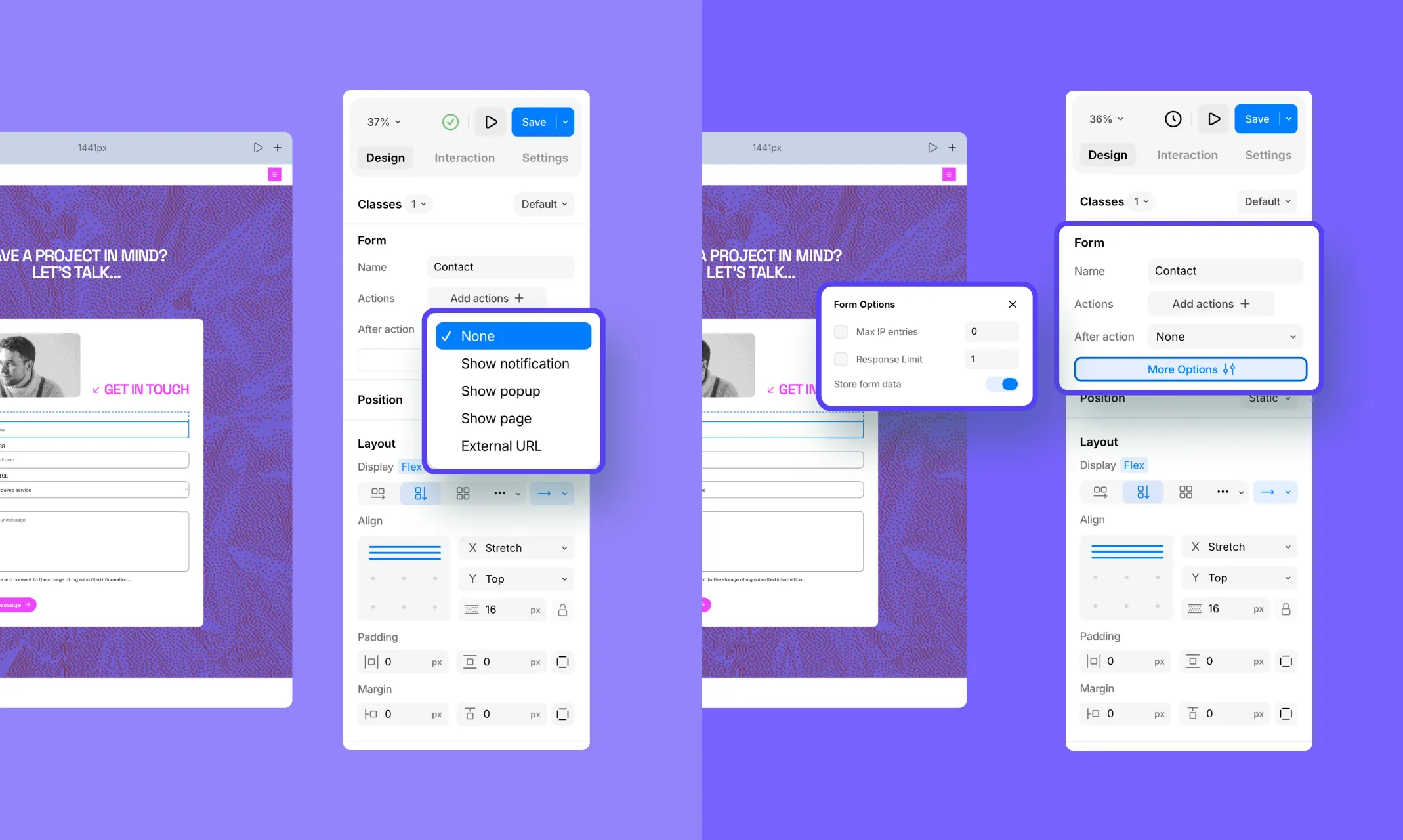 Step 3: Configure Form Settings & After-Submit Actions