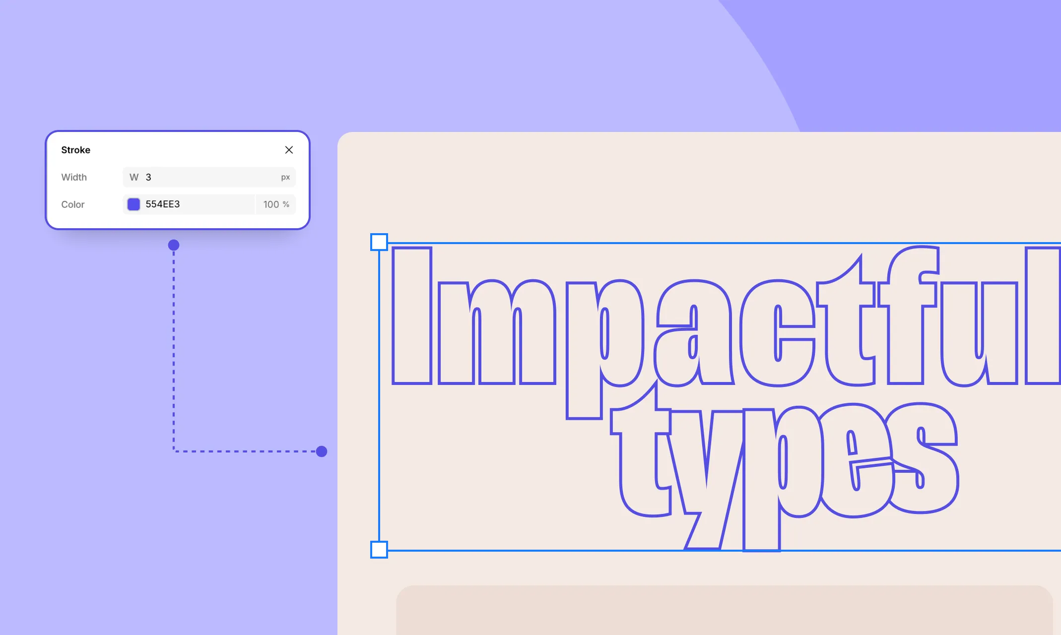 Experimenting With Text Stroke