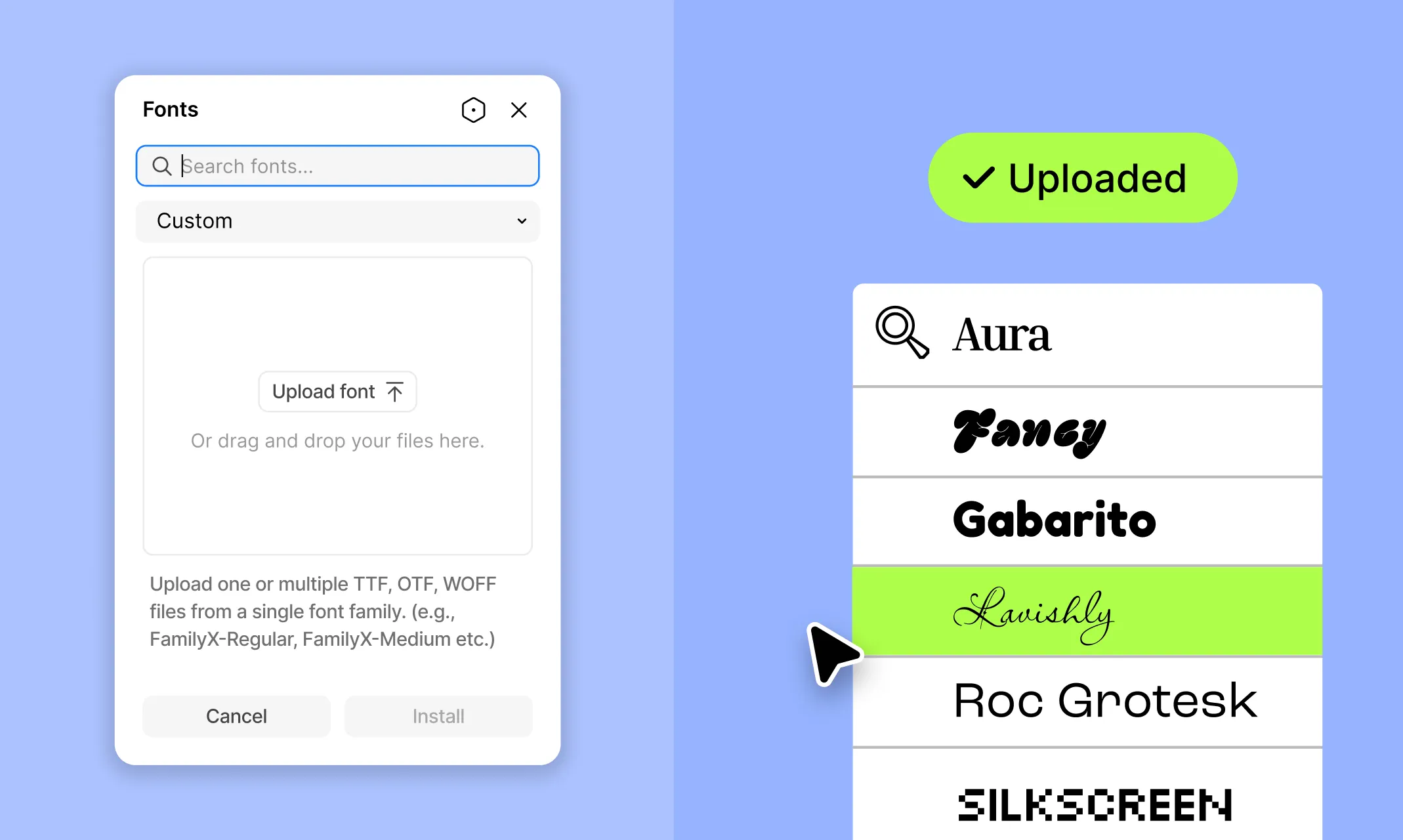 Design With Custom Fonts