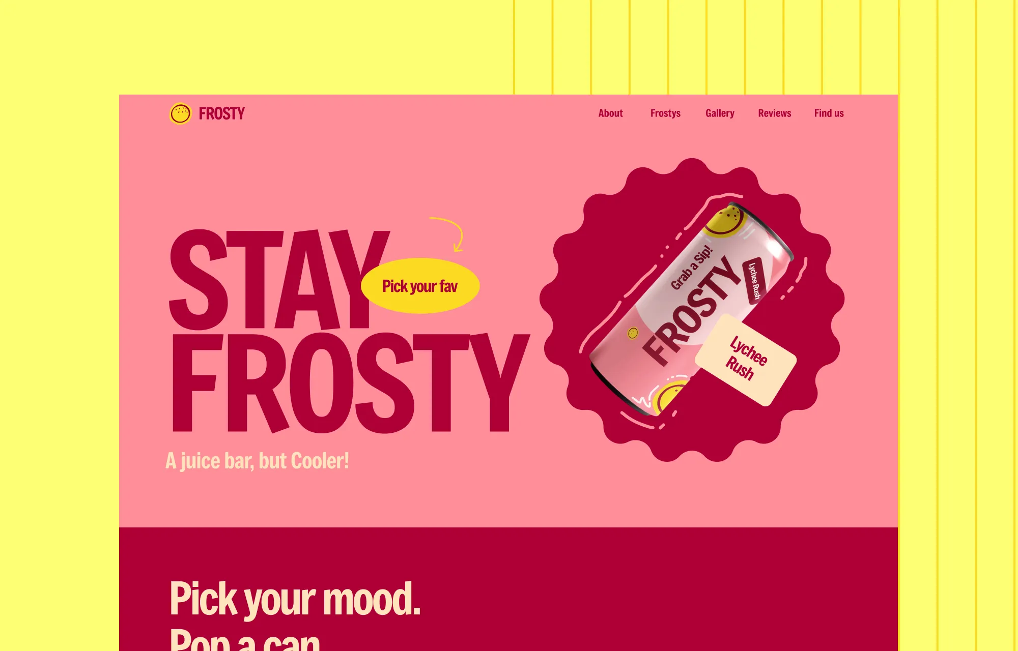 Frosty — Juice Bar & Drink Brand WordPress Theme