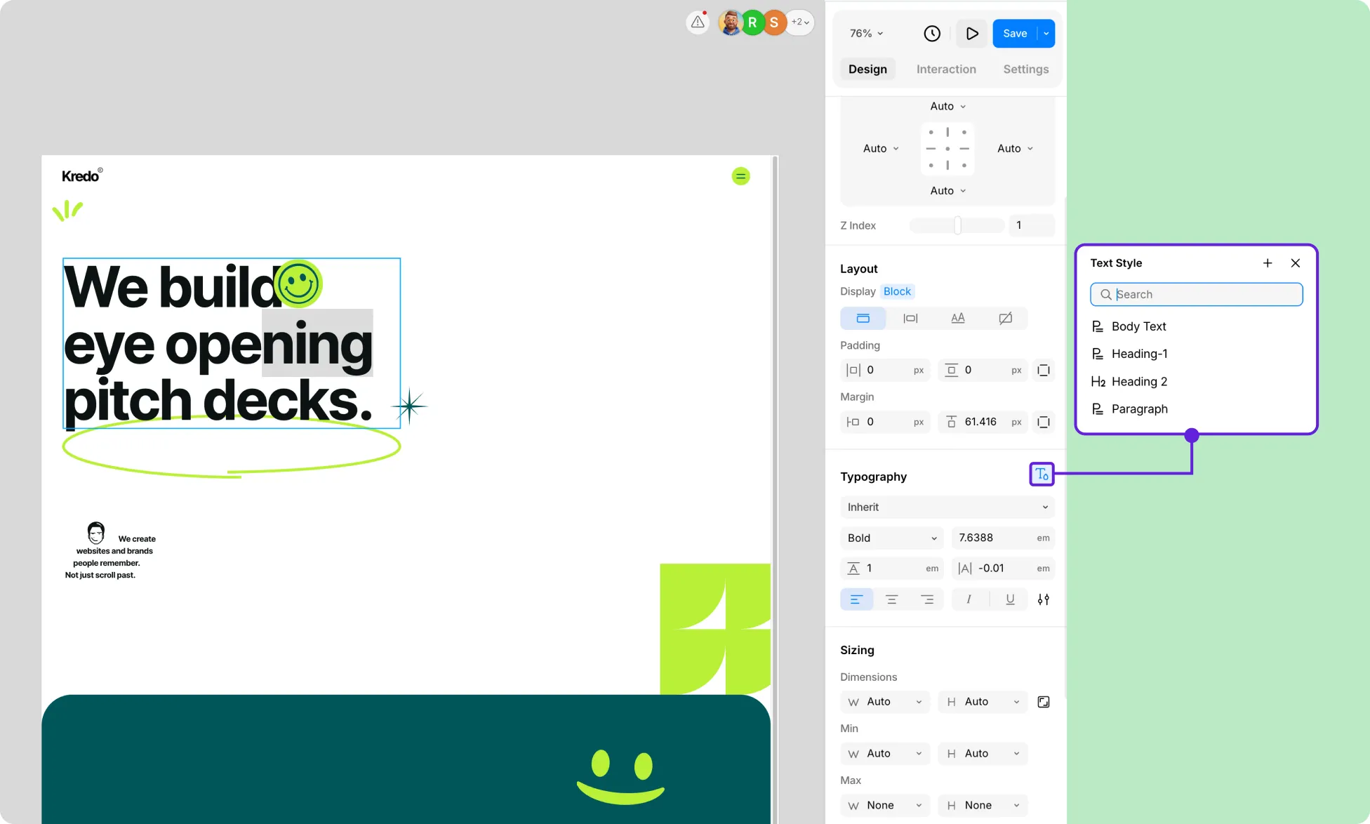 Apply Text Styles
