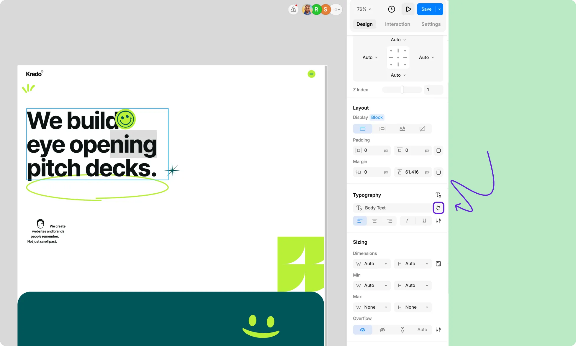 Unlink Text Styles