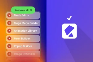Get rid of third-party plugins to create forms, popups, maps etc.