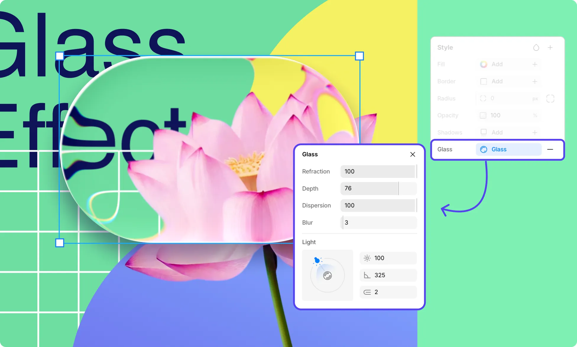 How to Customize Glass Effect