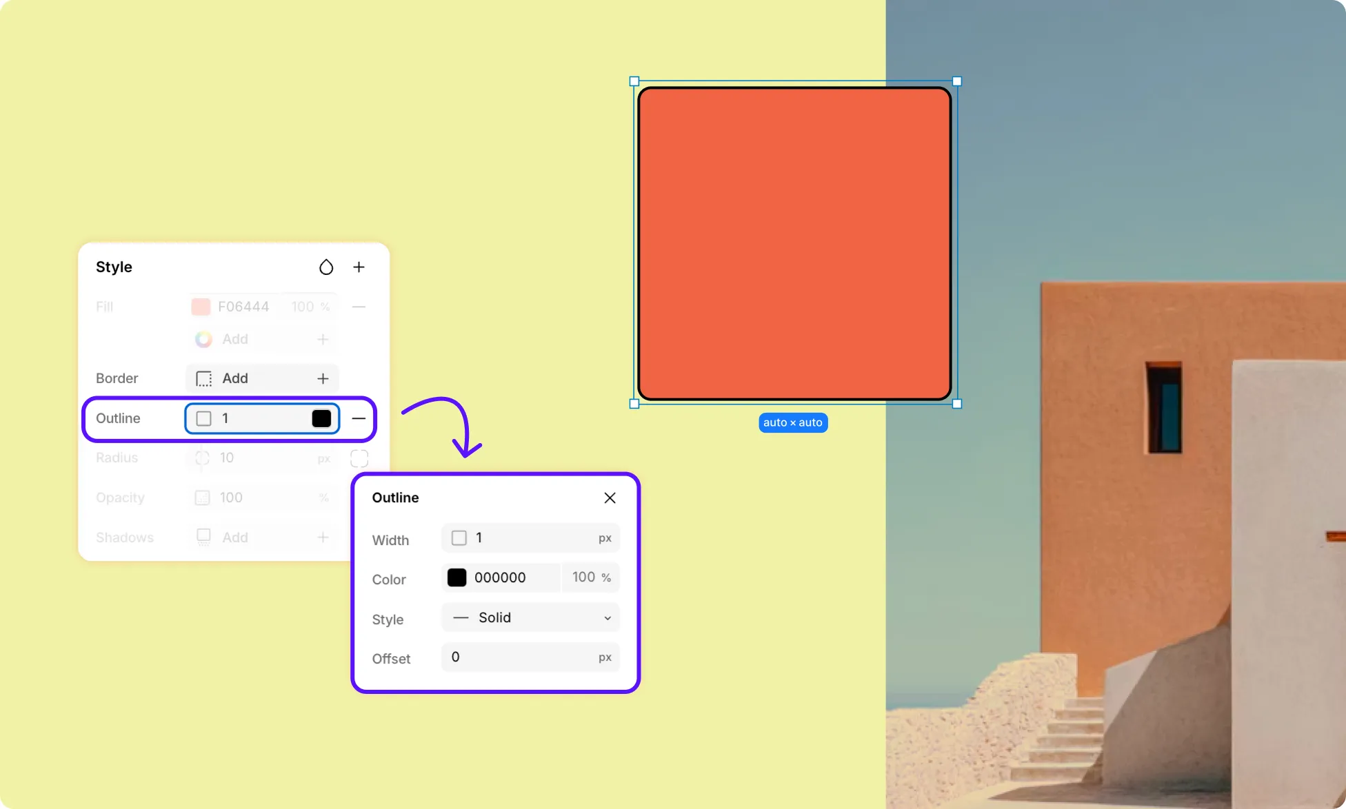 How to Add an Outline