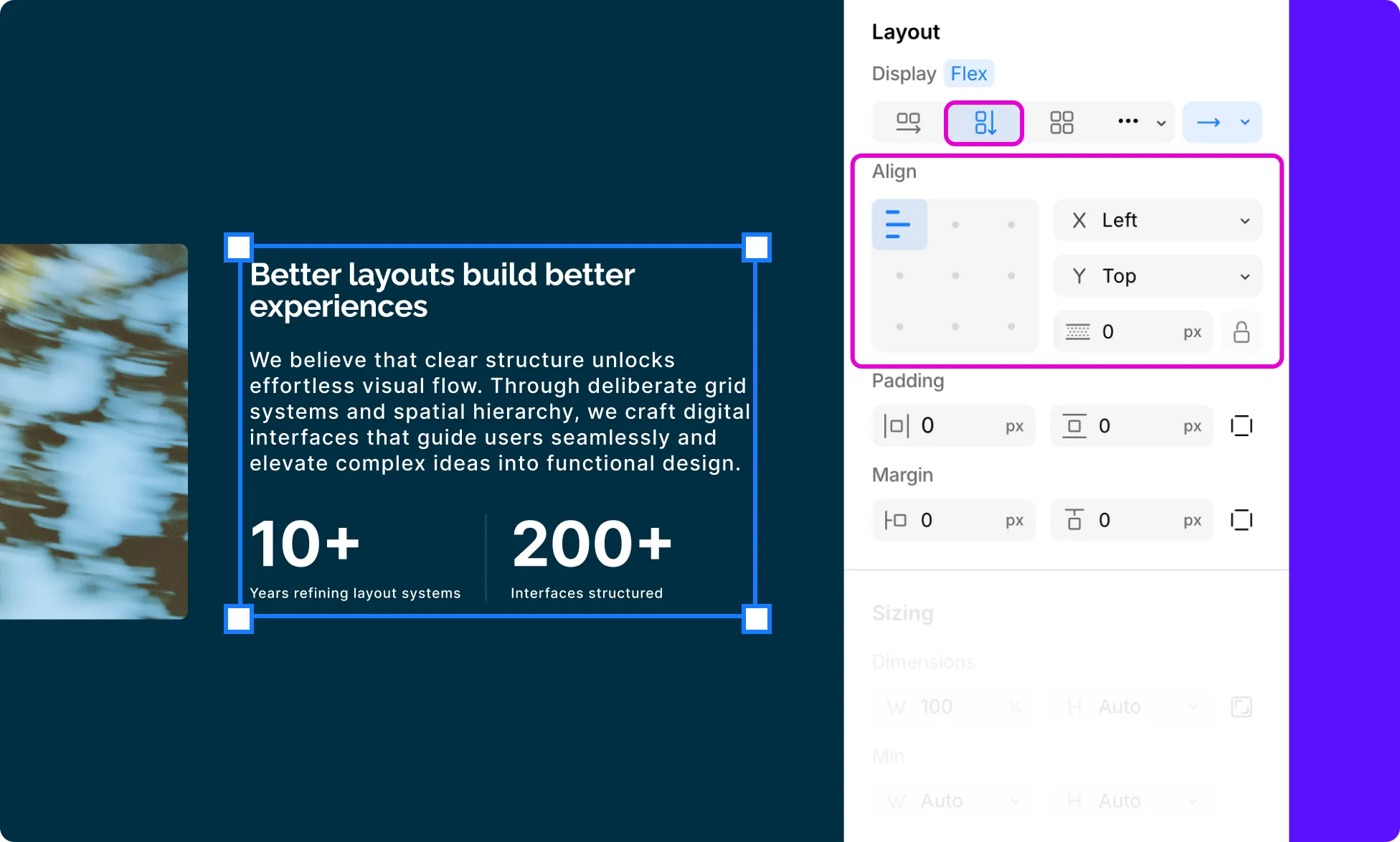 Vertical Flex Layout
