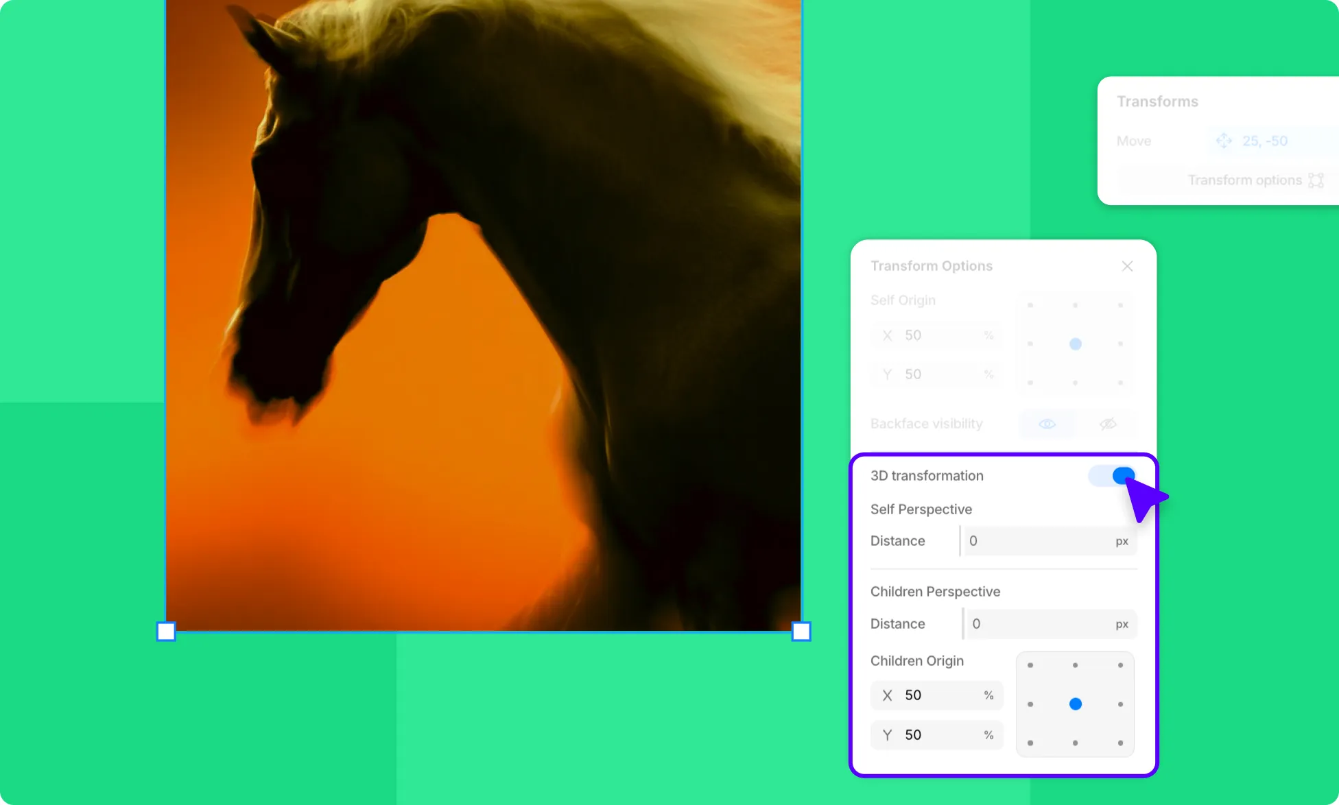 How to Enable 3D Transformation