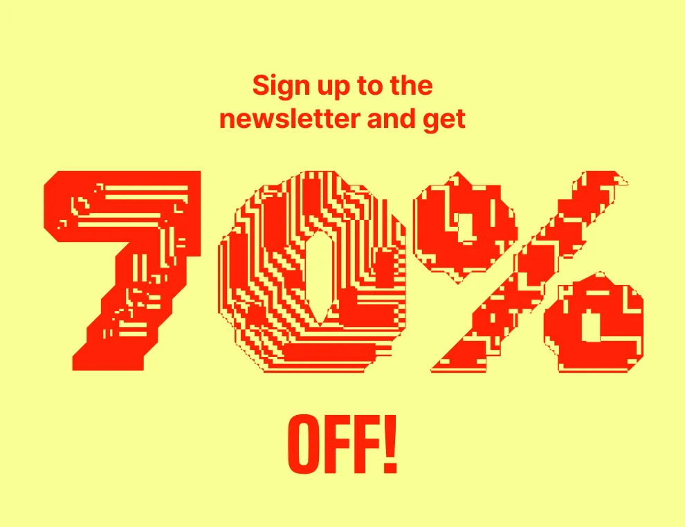 70% off offer-card