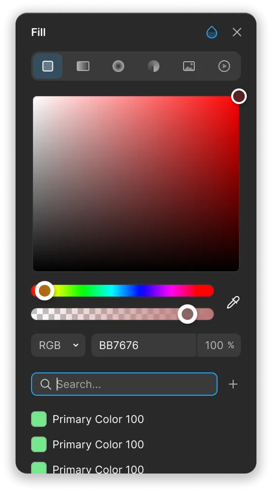 Kirki Color Picker