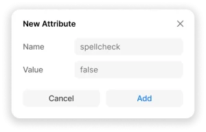 Attribute options