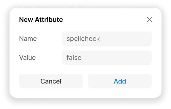 Attribute options