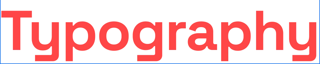 Typography Text