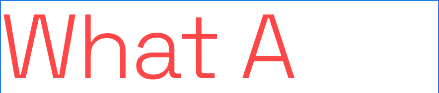 Typography Text
