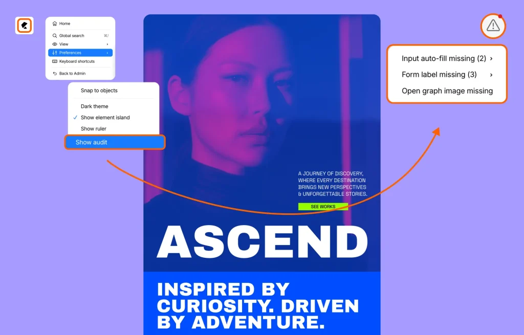 Use Audit To Find Issues Natively & Review Your Site
