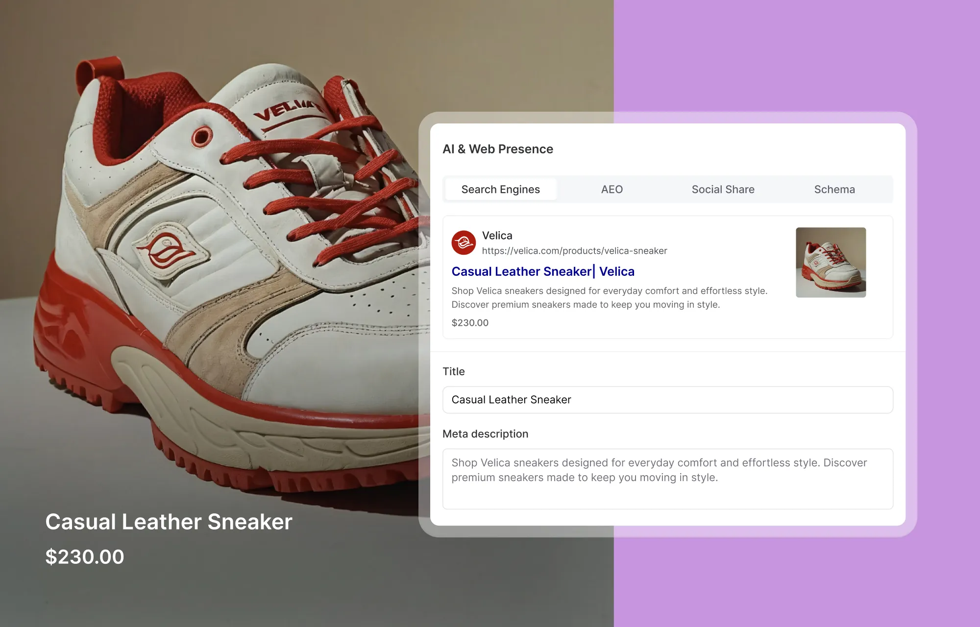 SEO and Web Presence in Kirki eCommerce