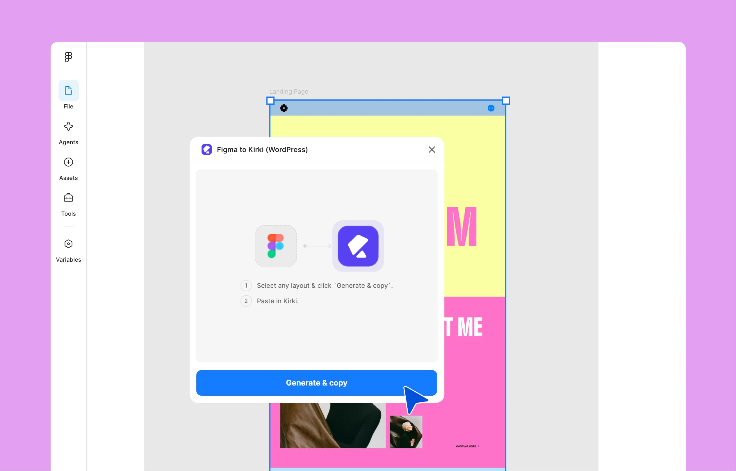 Generate & Copy Your Figma Design