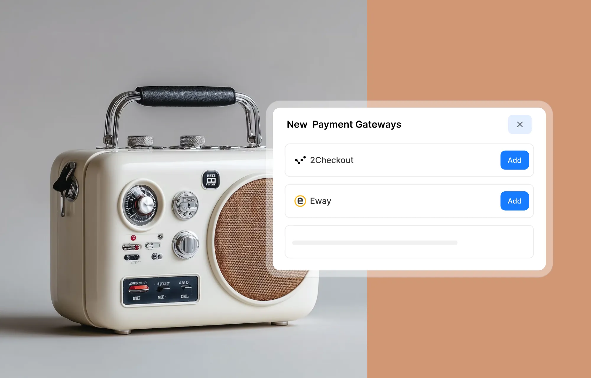 More Payment Gateways in Kirki eCommerce