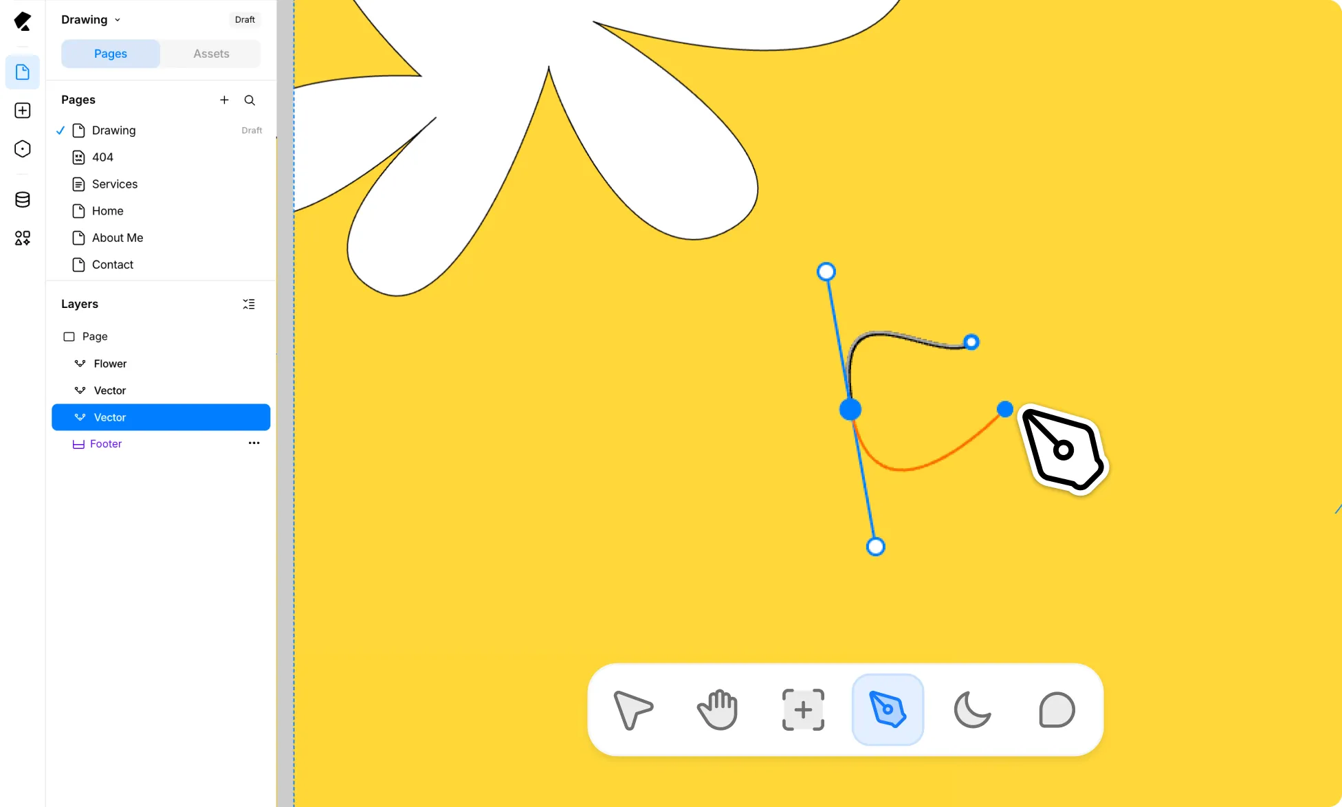 Draw Curved Lines